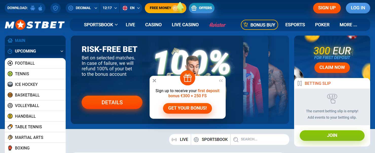 cashback mostbet