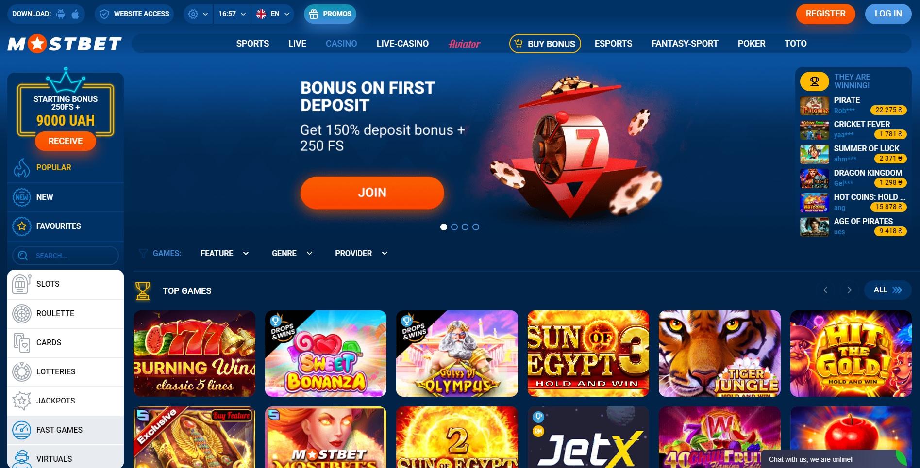 Mostbet Mega Bonus
