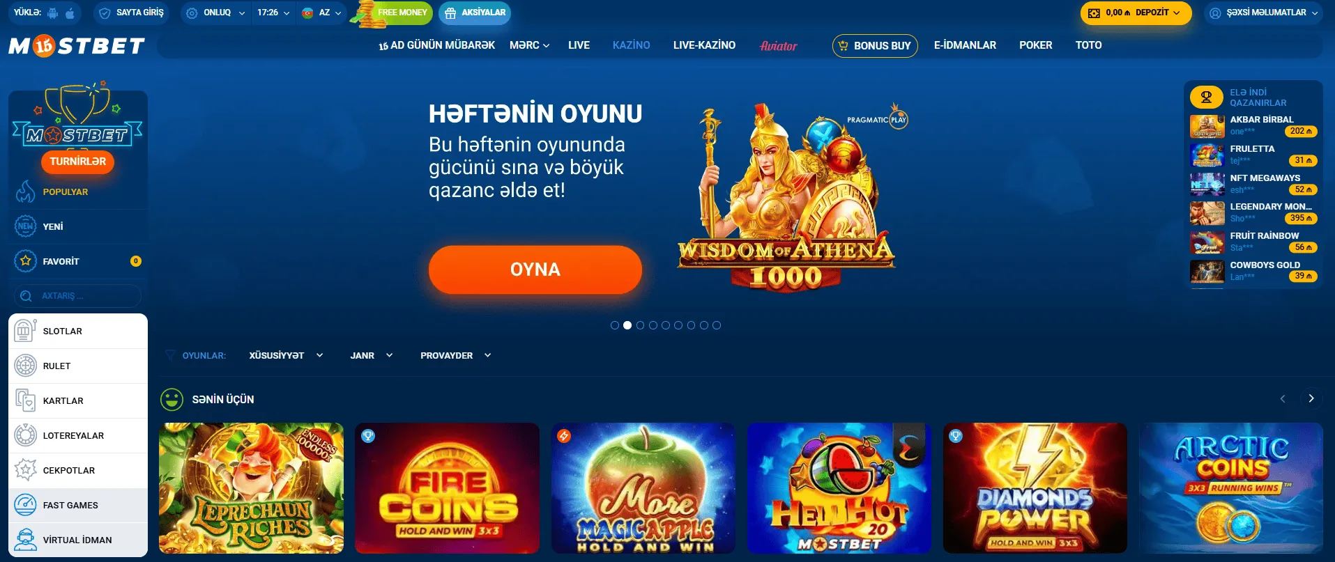 Mostbet giriş​